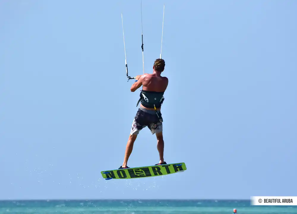 Kitesurfen op Aruba