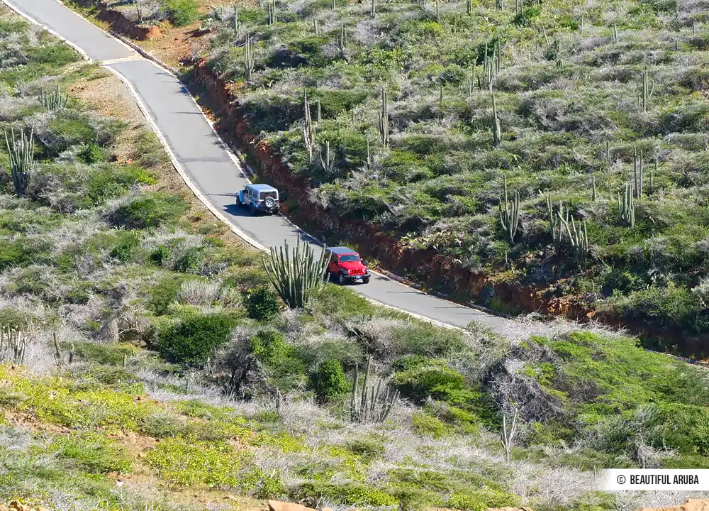 Autorijden in Arikok Nationaal Park
