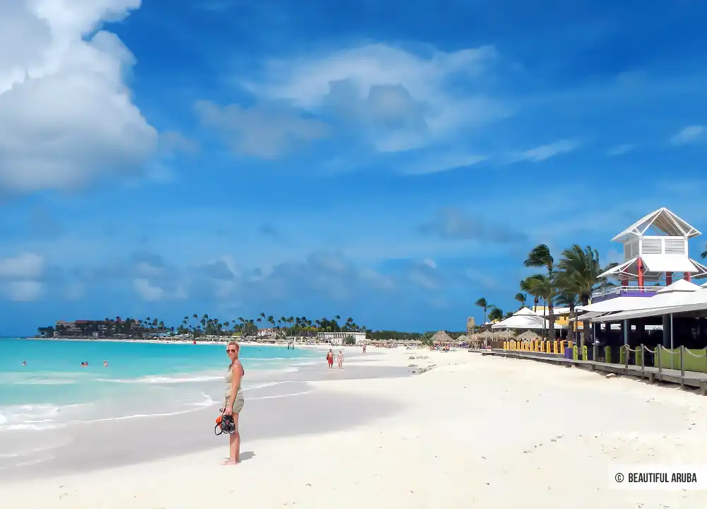 Druif Beach Aruba. Foto door Frank Schijf.