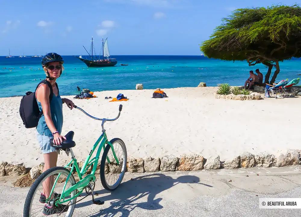 Fietsen op Aruba