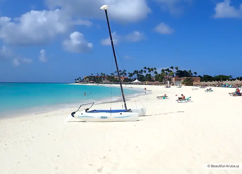 Strand Druif Beach op Aruba